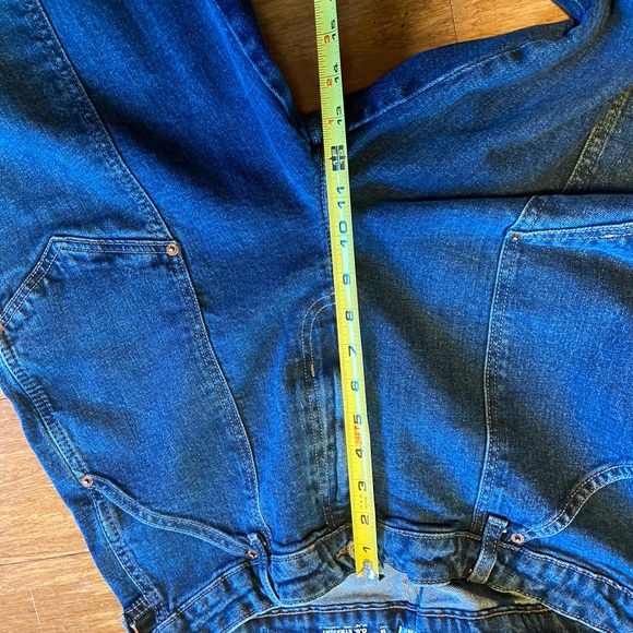 16T OLD NAVY Classic Blue High-Waisted OG Straight Utility Jeans - Picture 11 of 12